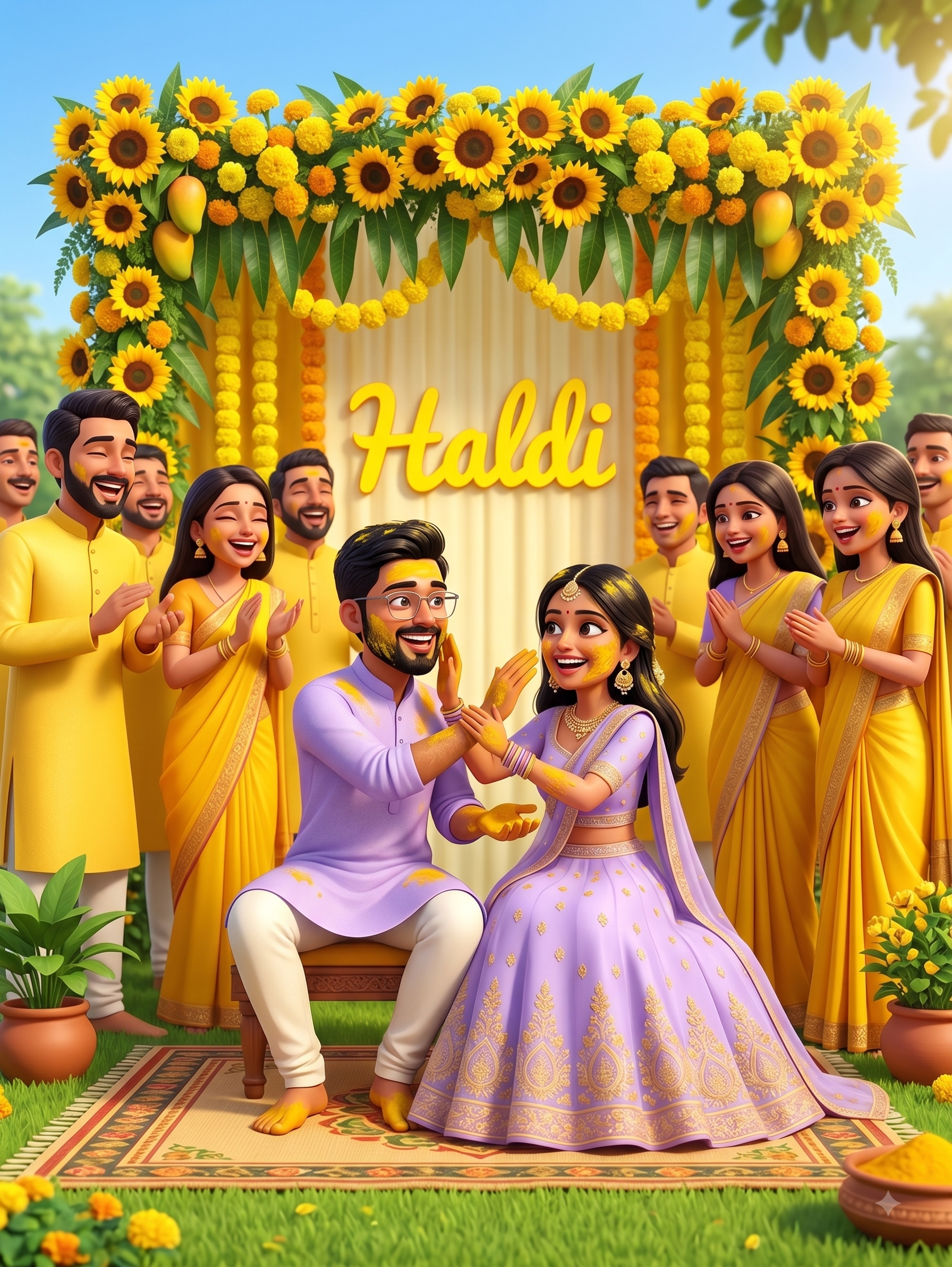 Diksha & Mohit Haldi Ceremony