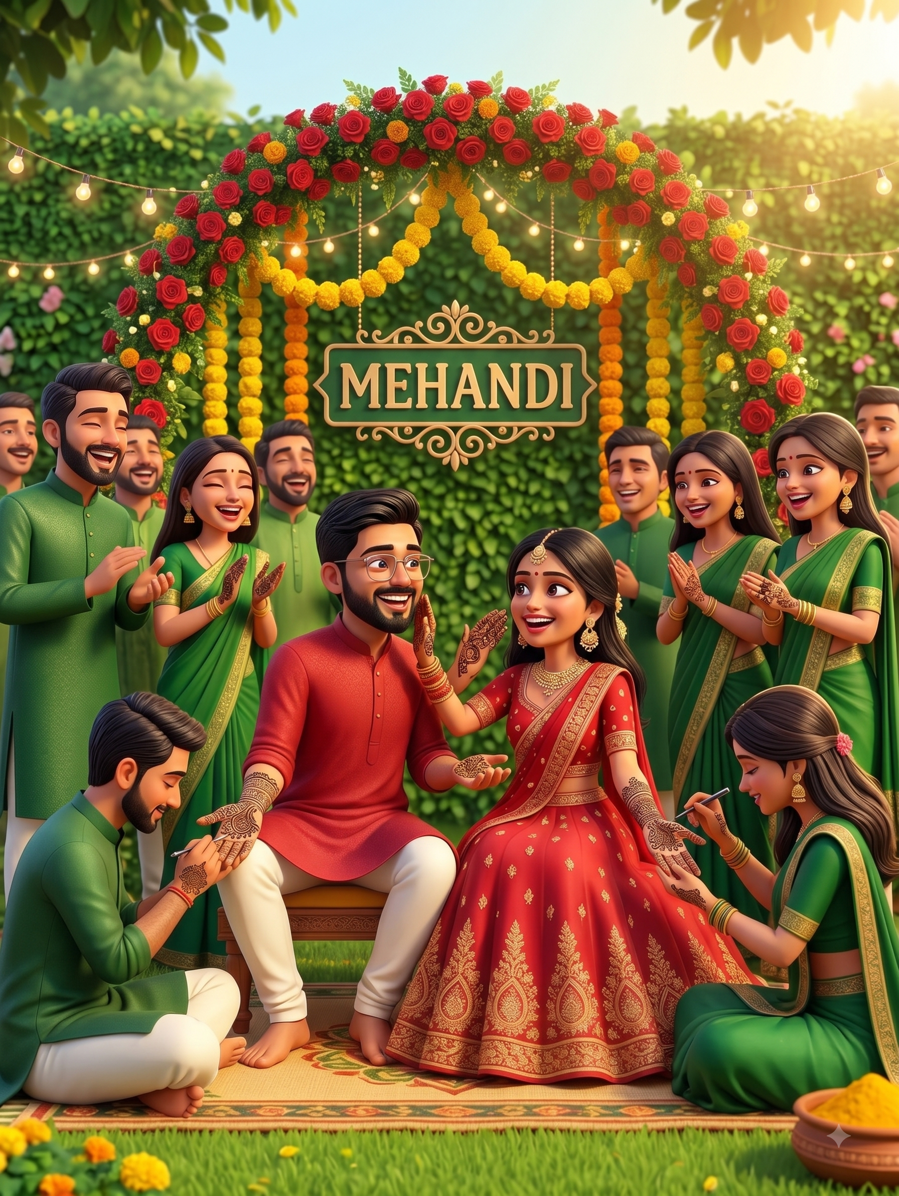 Diksha & Mohit Mehendi Ceremony